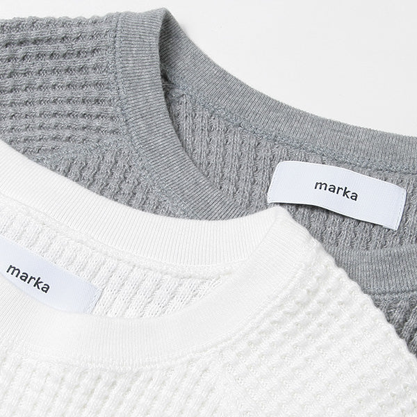 RAGLAN CREW NECK HEAVY WAFFLE