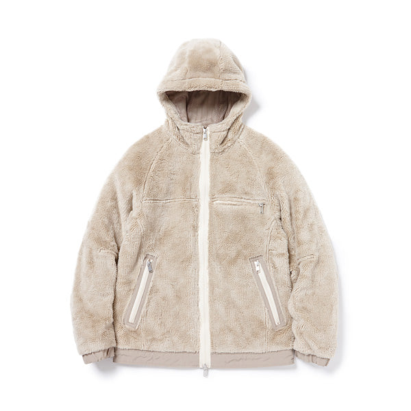 EXPLORER HOODED JACKET ACRYL HIGH PILE