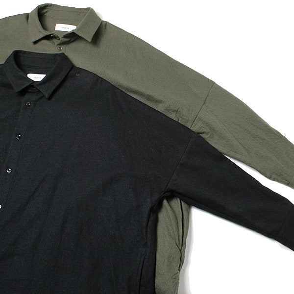 REGULAR COLLAR SHIRTS LONG C/W TWILL