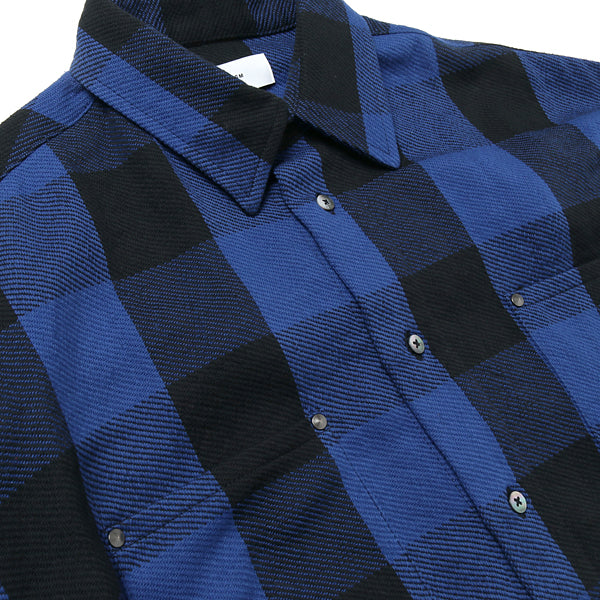 ZIPPER CHECK SHIRT