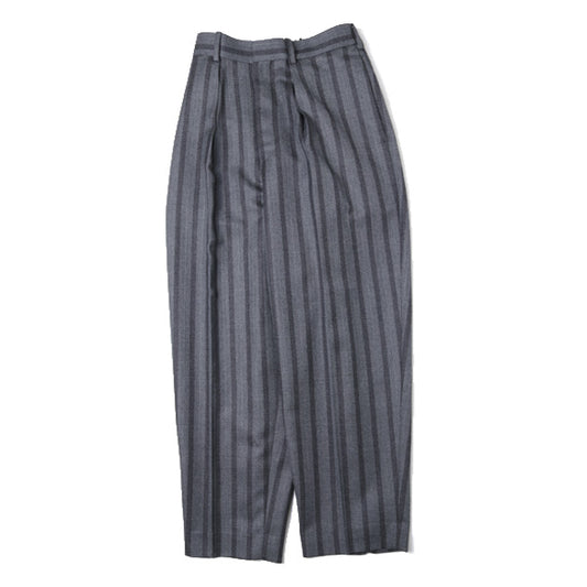 CLASSIC FIT TROUSERS WOOL DOBBY STRIPE