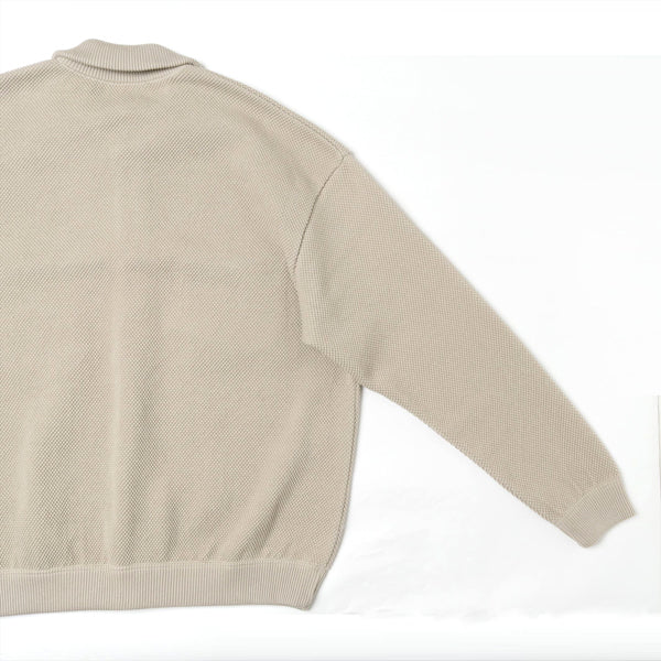 moss stitch blouson