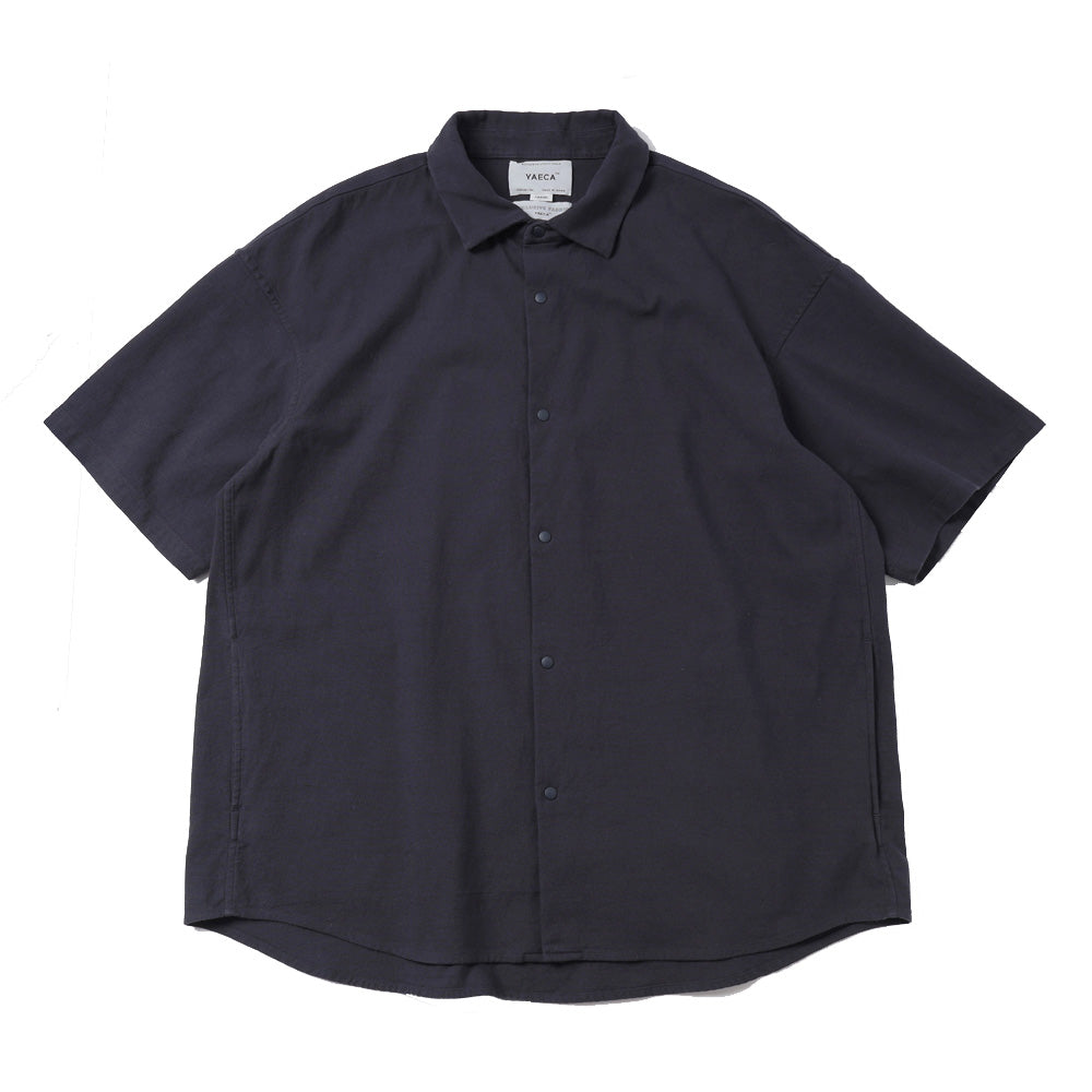 新品未使用✴︎YAECA WRITE 定3.2万 ギャザー シャツ 綿100% 黒 YAECA (ヤエカ) WRITE GATHERED BLOUSE / ライトギャザーブラウス