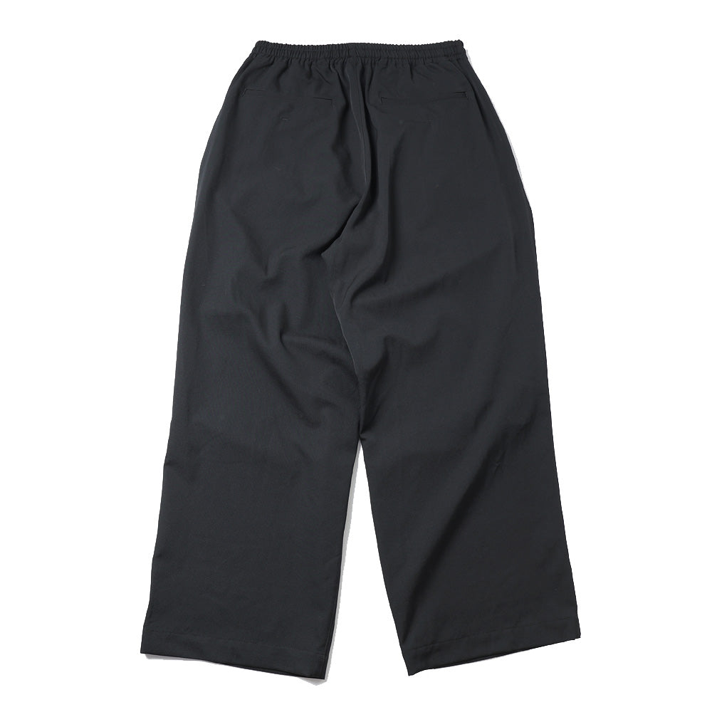 WOOL WIDE TRACK TROUSERS