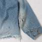 CUT OFF DENIM COVERALL