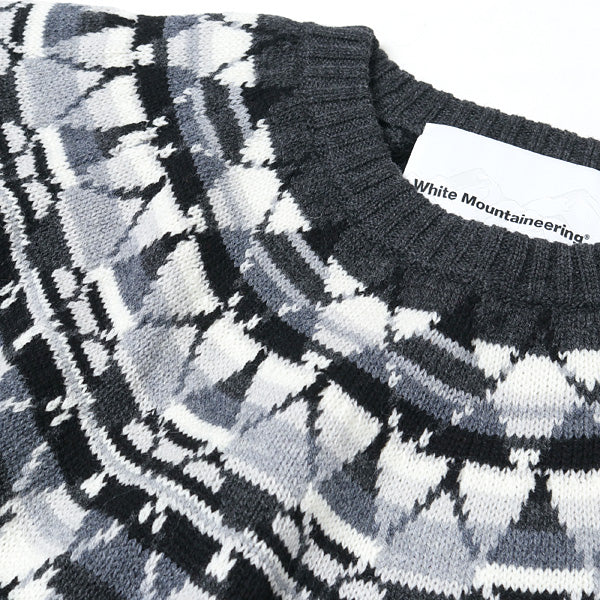 ARGYLE ROUND YORK JACQUARD KNIT