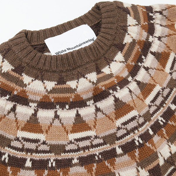 ARGYLE ROUND YORK JACQUARD KNIT