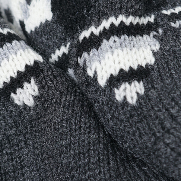 ARGYLE ROUND YORK JACQUARD KNIT