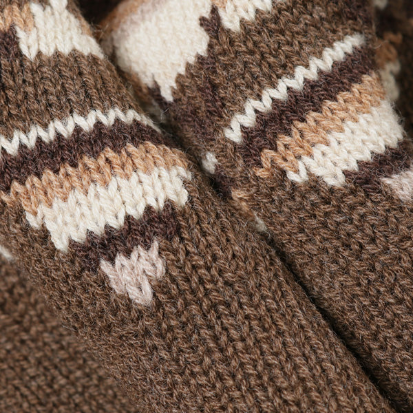 ARGYLE ROUND YORK JACQUARD KNIT