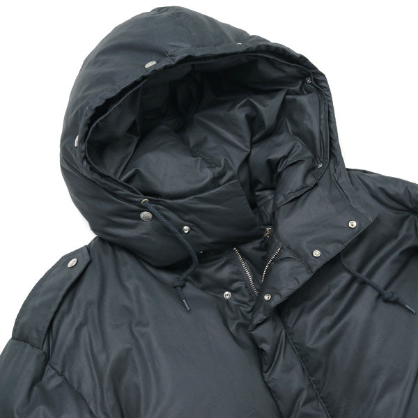 cotton ripstop layered down coat