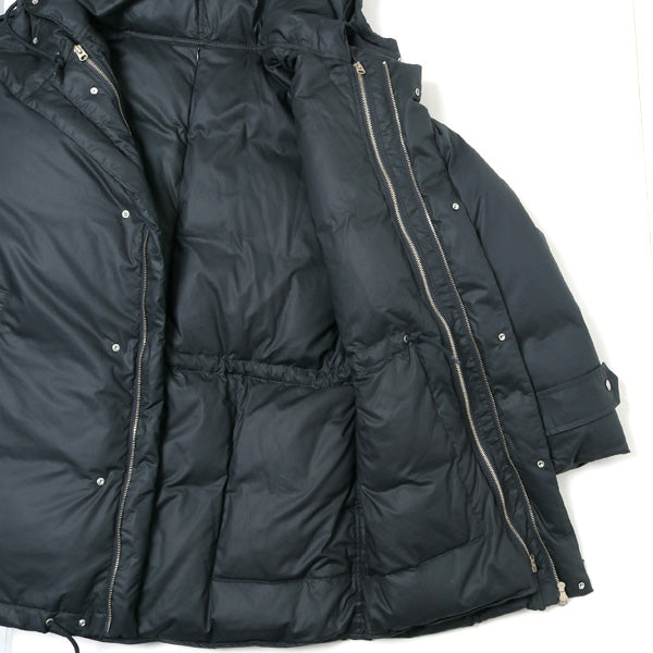 cotton ripstop layered down coat