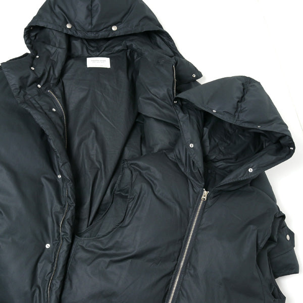 cotton ripstop layered down coat