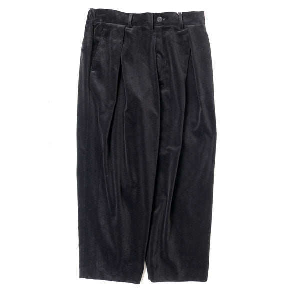 CORDUROY TUCK TROUSERS