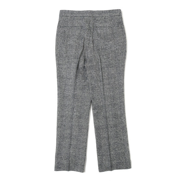 HEM SLIT STRAIGHT FIT (WHITE CHECK)