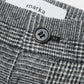 HEM SLIT STRAIGHT FIT (WHITE CHECK)