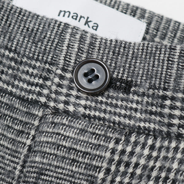 HEM SLIT STRAIGHT FIT (WHITE CHECK)