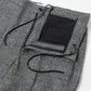 HEM SLIT STRAIGHT FIT (WHITE CHECK)