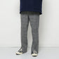 HEM SLIT STRAIGHT FIT (WHITE CHECK)