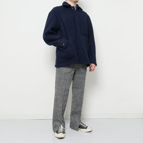 HEM SLIT STRAIGHT FIT (WHITE CHECK)