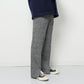 HEM SLIT STRAIGHT FIT (WHITE CHECK)