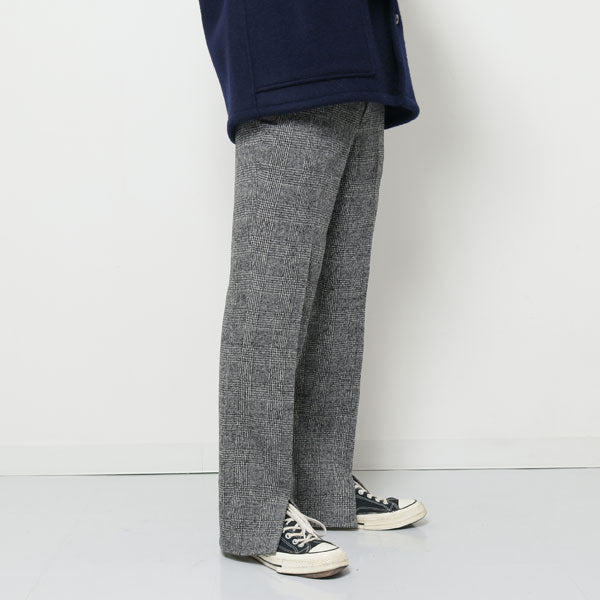 HEM SLIT STRAIGHT FIT (WHITE CHECK)