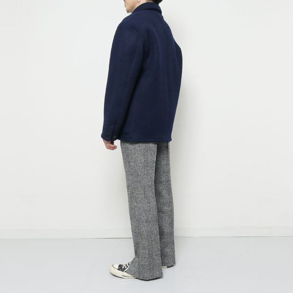 HEM SLIT STRAIGHT FIT (WHITE CHECK)