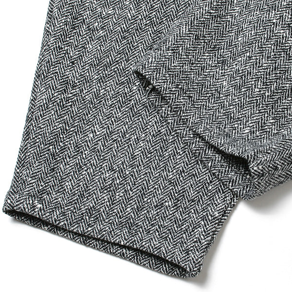 BALLON PANTS CROPPED HERRINGBONE TWEED