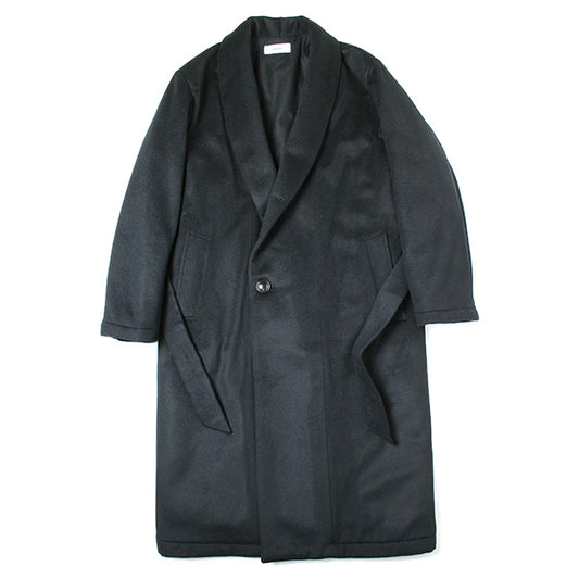 DOUBLE BRESTED SHAWL COLLAR COAT SUPER 120s BEAVER