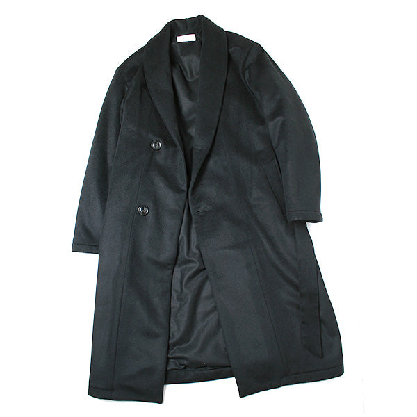 DOUBLE BRESTED SHAWL COLLAR COAT SUPER 120s BEAVER