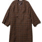 TWEED ORIENTAL WRAP COAT