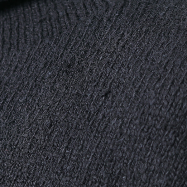 cotton high neck knitting dress