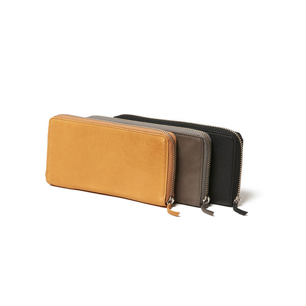 Cow Leather Zip Wallet