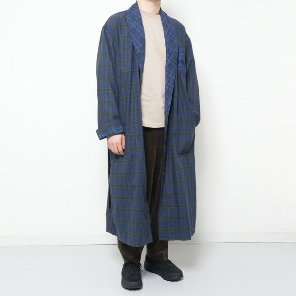 lightflannel check shirt gown