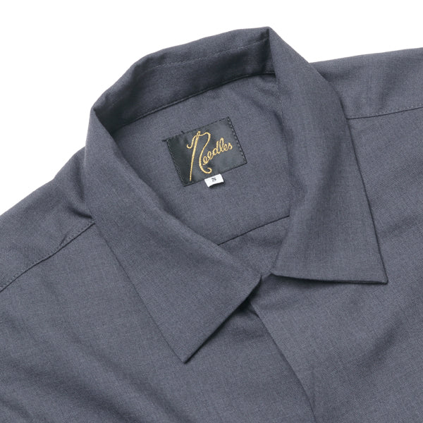 Cut-off Bottom One-Up Shirt - Pe/R Twill