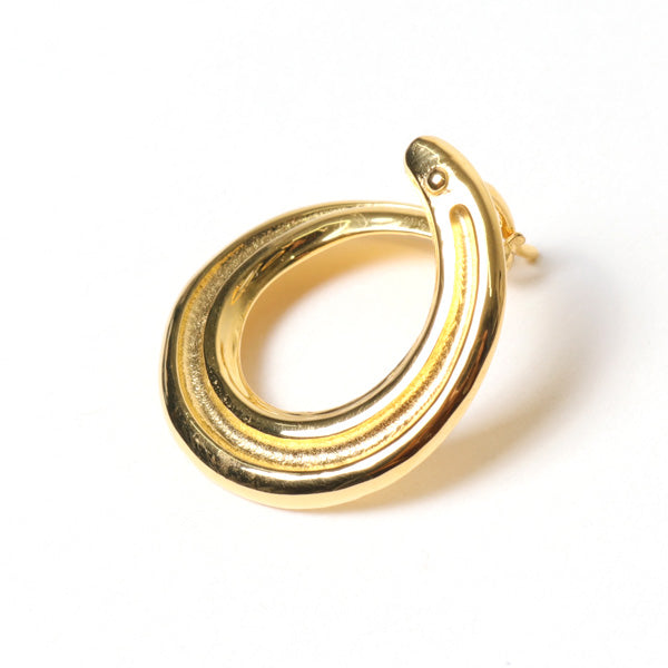 shoe horse hoop pierced earrings GD