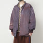 Stand Collar Down Sur Coat-Nylon Tussore/UnevenDye