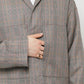 STUFFED UTILITY SHIRTS JACKET BROWN CHECK