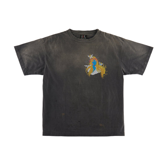 SS TEE / BLUE FACE / BLACK