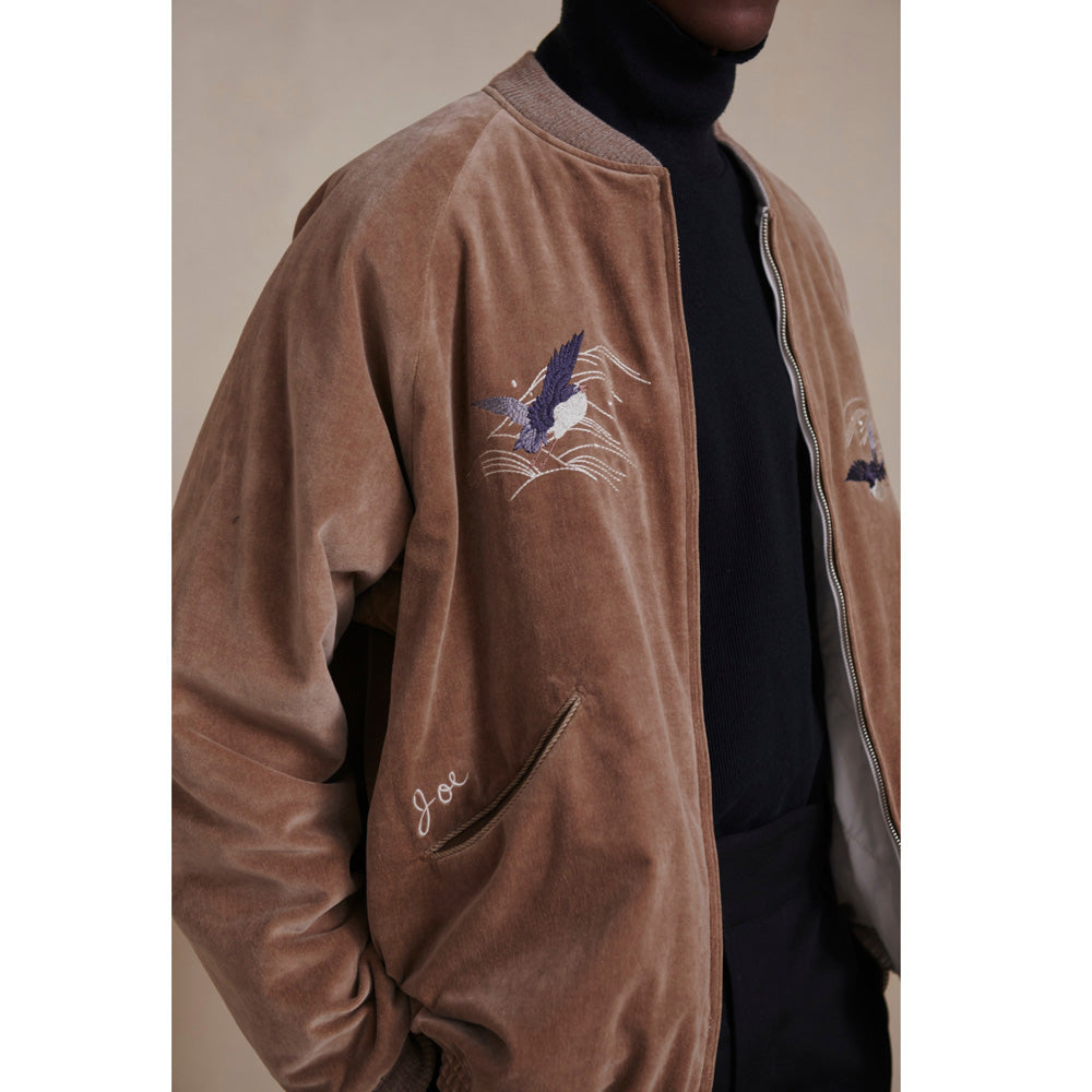 FADED VELVET SOUVENIR JACKET