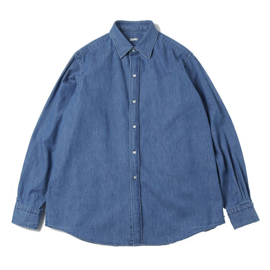 Washed denim shirt