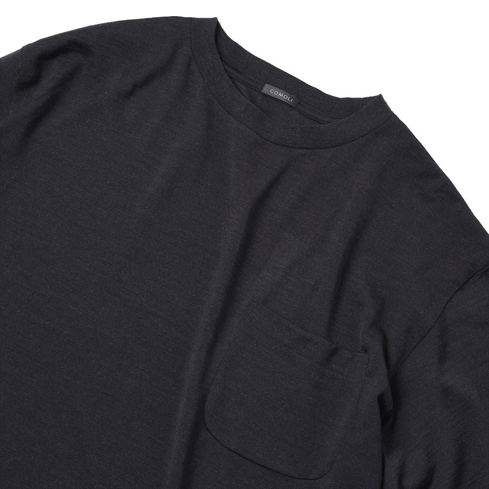 Summer wool long sleeve crew