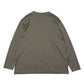 LUSTER PLAITING BOAT-NECK L/S TEE
