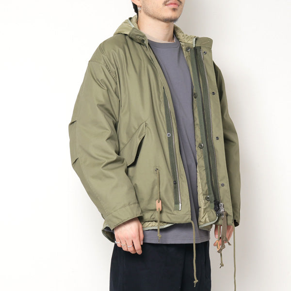 MILITARY JACKET COTTON NYLON OXFORD