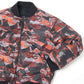 TWILL ×FIELD CAMO PRINTED TAFFETA REVERSIBLE MA-1