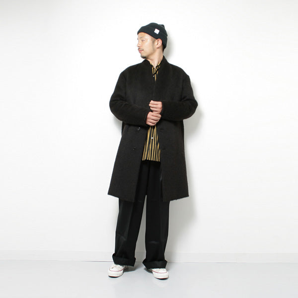 MINIMALIST COAT NATURAL ALPACA W-CLOTH BEAVER