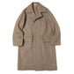 WOOL SILK MELTON SOUTIEN COLLAR COAT