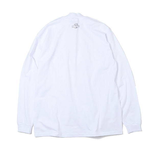 L/S Tee CHLOE(MOCK NECK WHITE)