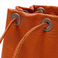 Shrink Leather Drawstring Bag SMALL