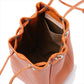 Shrink Leather Drawstring Bag SMALL