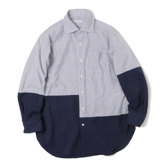 Spread Collar Shirt - Cp Seersucker St.